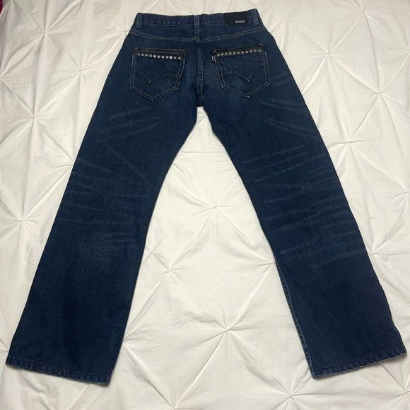 Vintage Levis Silver Tab Bootcut Denim Jeans 31 Mens Size Distressed Y2K Riveted - Picture 2 of 7